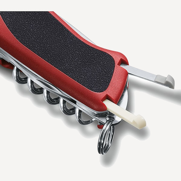Нож Victorinox RangerGrip 53, 130мм, 5 функций (красный/черный)